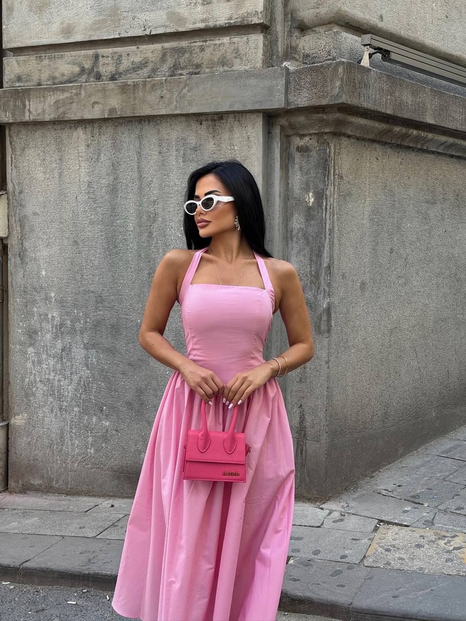 The Vienna Halter-Back Maxi Dress – 1213