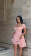 The Ruffle Charm Puff Sleeve Pastel Romance - 1228