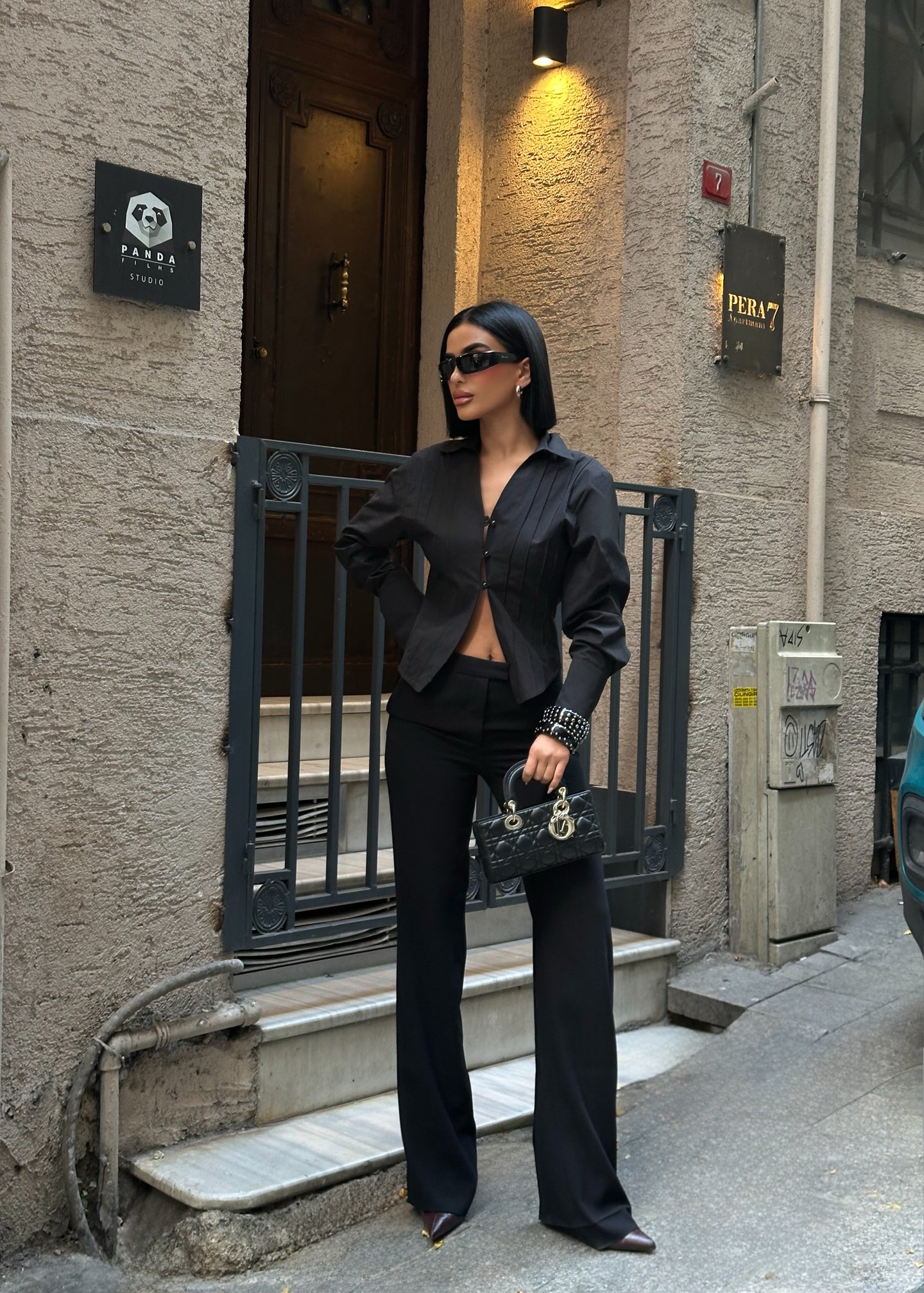 Sculpt Curve Button Shirt Tailored Waist Design 1265