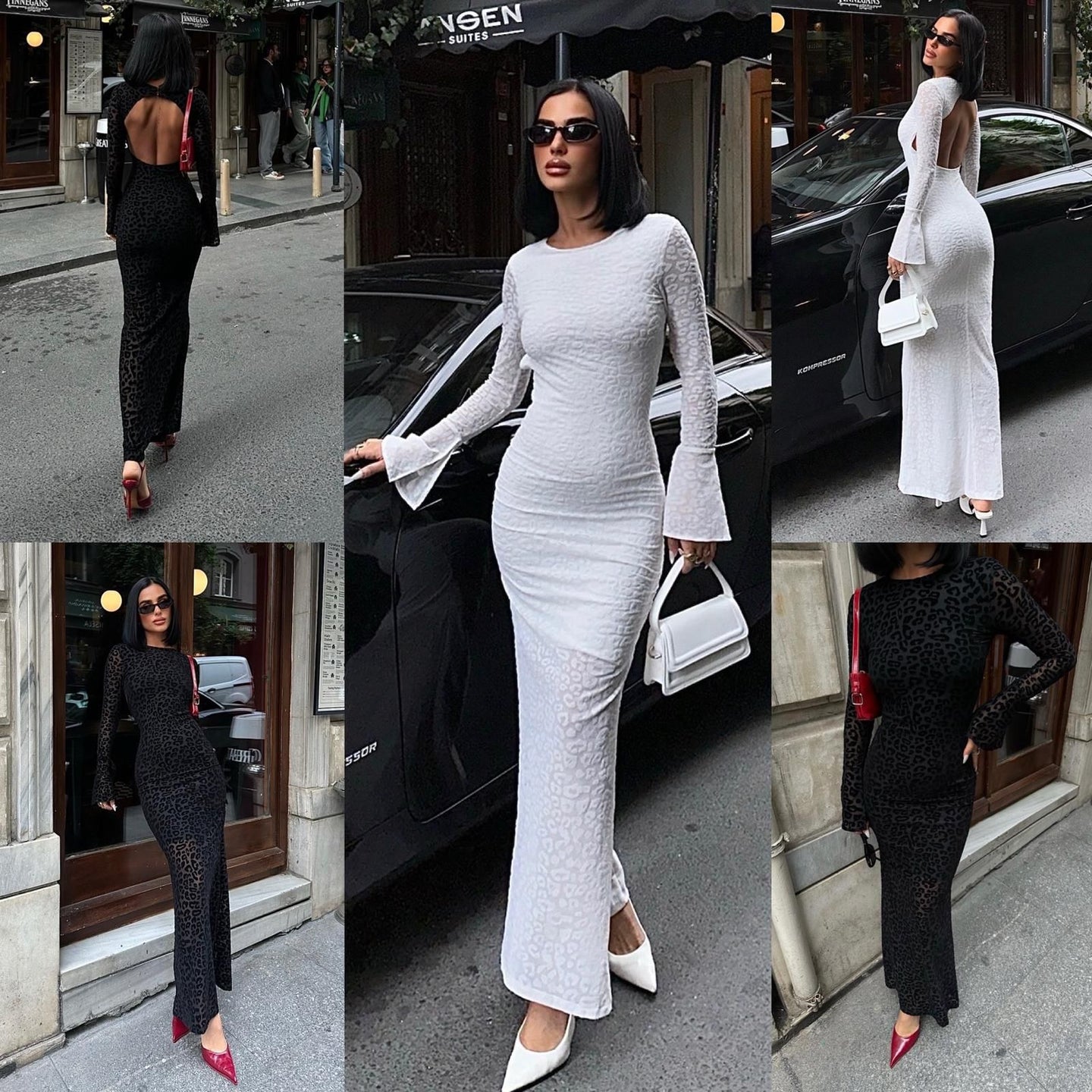 The Luxe Glamour Maxi Dress – 1008