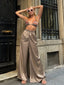 Luxe Satin Wide-Leg Pants – 1104