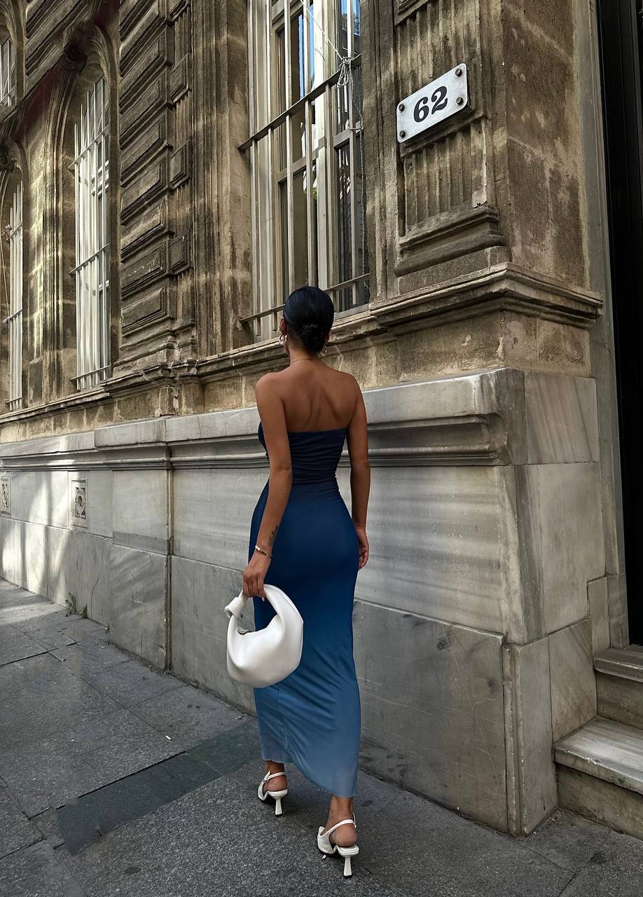 The Ombre Elegance Maxi Dress – 1102