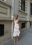 The Floral Charm Midi Dress – 1094