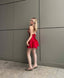 The Allure Satin Halter Mini Dress - 1018