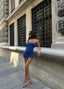 The Luxe One-Shoulder Sequin Mini Dress - 1076