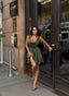 The Milan Ruched Corset Mini Dress - 1200