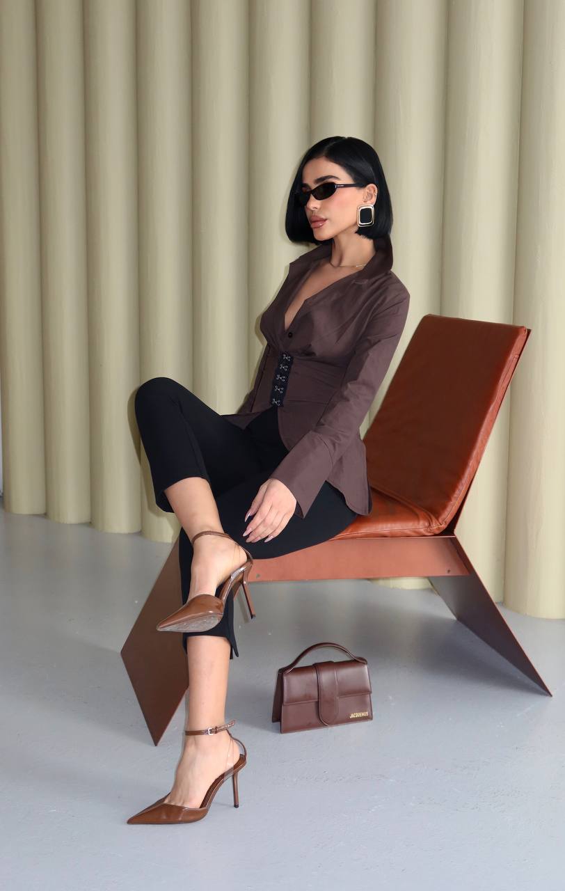 Power Muse Blouse Fitted Corset Waist 1281