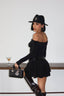 Midnight Muse Mini Dress Bodycon Off-Shoulder 1280