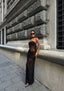 The Noir Sheer Mesh Maxi Dress – 1086