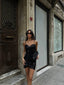The Noir Sequin Mini Dress – 1085