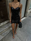 The Noir Sequin Mini Dress – 1085