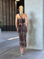 The Wild Elegance Leopard Print Set - 1084