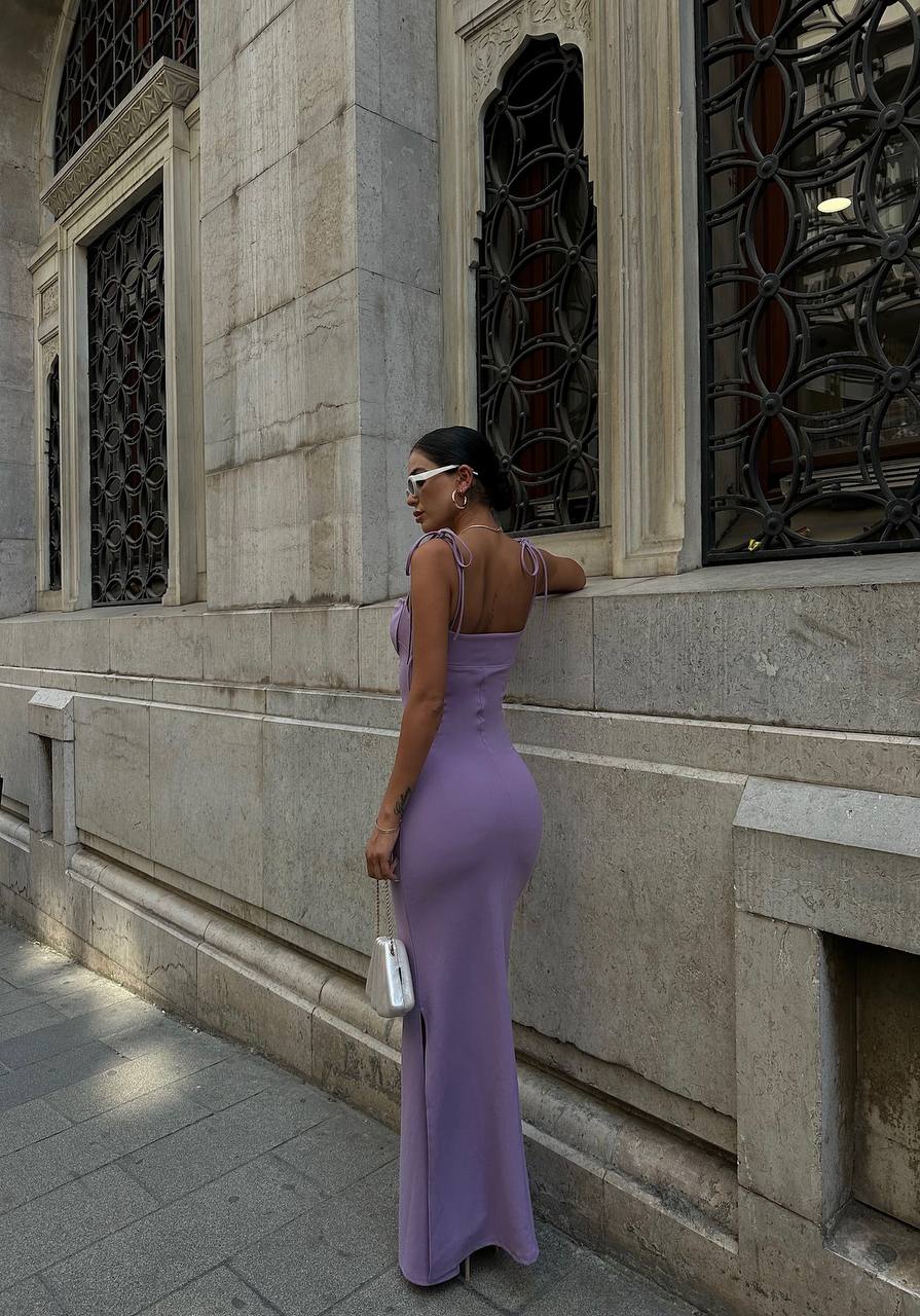 The Luxe Scallop Maxi Dress – 1083