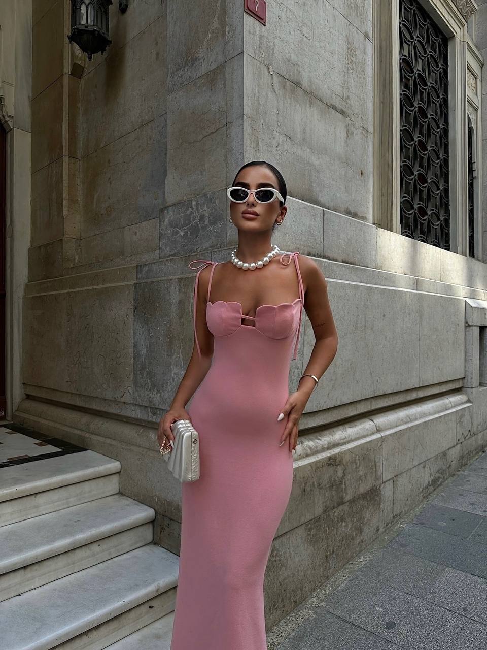 The Luxe Scallop Maxi Dress – 1083