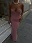 The Luxe Scallop Maxi Dress – 1083