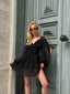 The Celeste Chiffon Flare Mini Dress – 1082
