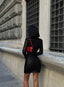 The Radiant Sequin Drape Mini Dress – 1080