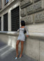 The Bella Flare Sleeve Mini Dress – 1079