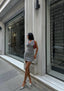 The Elegance Drape Mini Dress – 1078