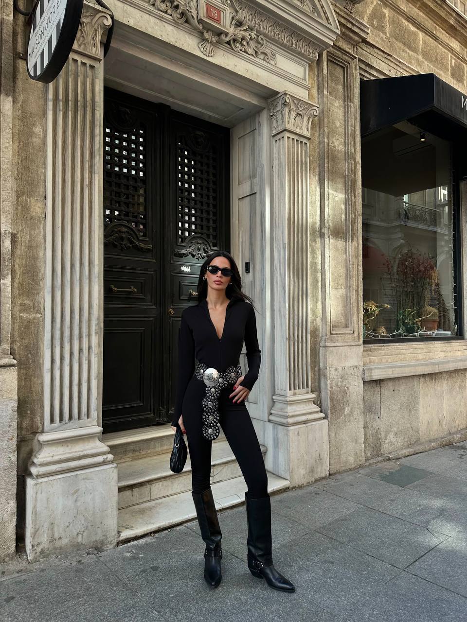 The Sleek Zip-Up Jumpsuit – 1074