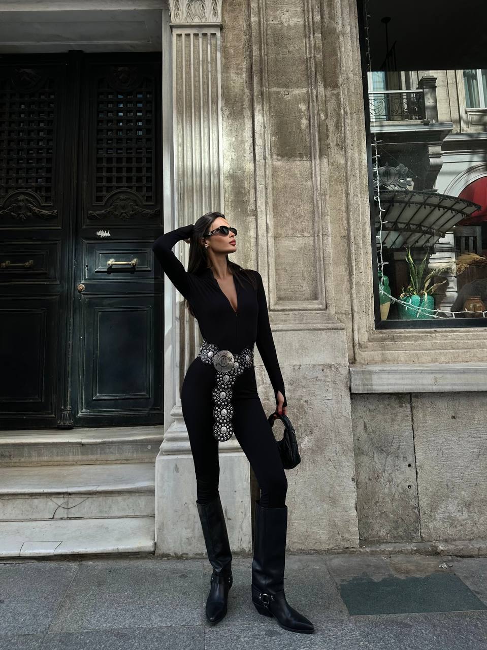 The Sleek Zip-Up Jumpsuit – 1074