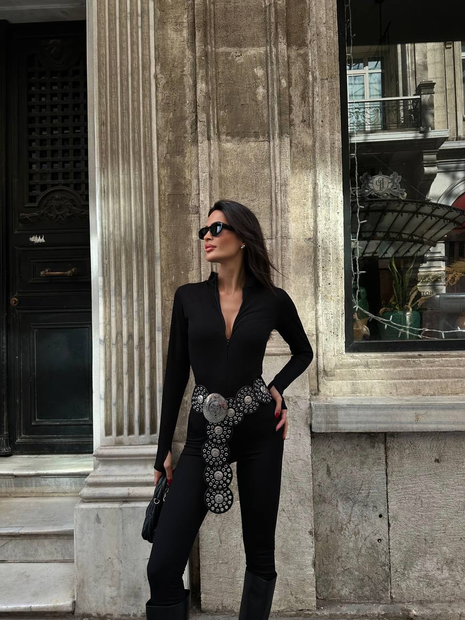 The Sleek Zip-Up Jumpsuit – 1074