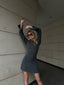 The Bella Ribbed Knit Mini Dress – 1070