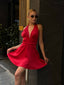 The Allure Satin Halter Mini Dress - 1018