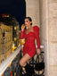 The Glam Sequin Long-Sleeve Mini Dress – 1039