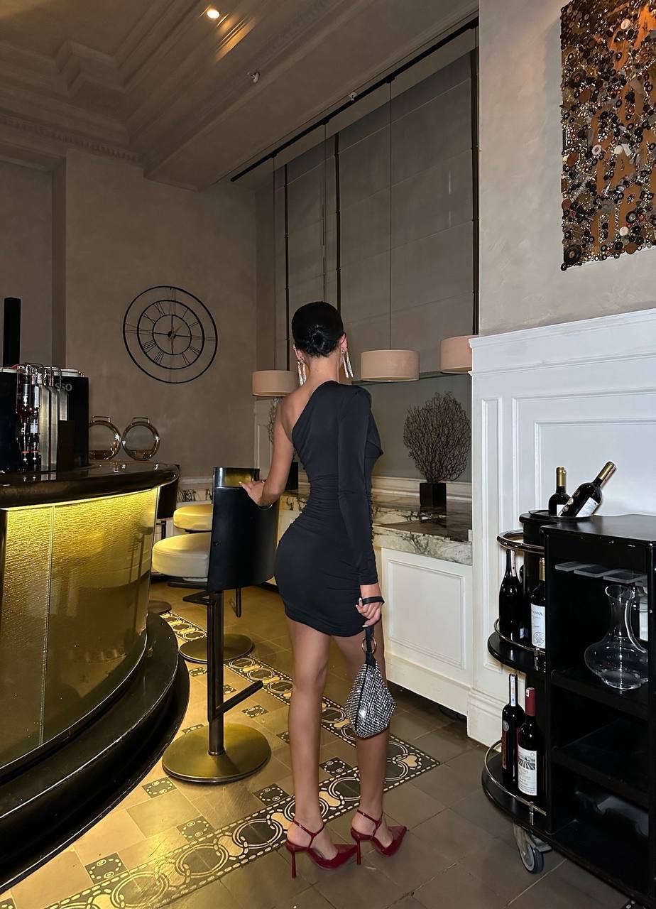 The Ruby One-Shoulder Mini Dress - 1014