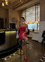 The Satin Ruffle Strapless Mini Dress – 1036