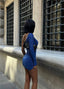 The Luxe One-Shoulder Sequin Mini Dress - 1076