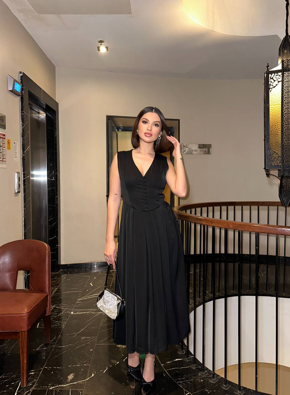 The Classic Button-Up A-Line Dress – 1162