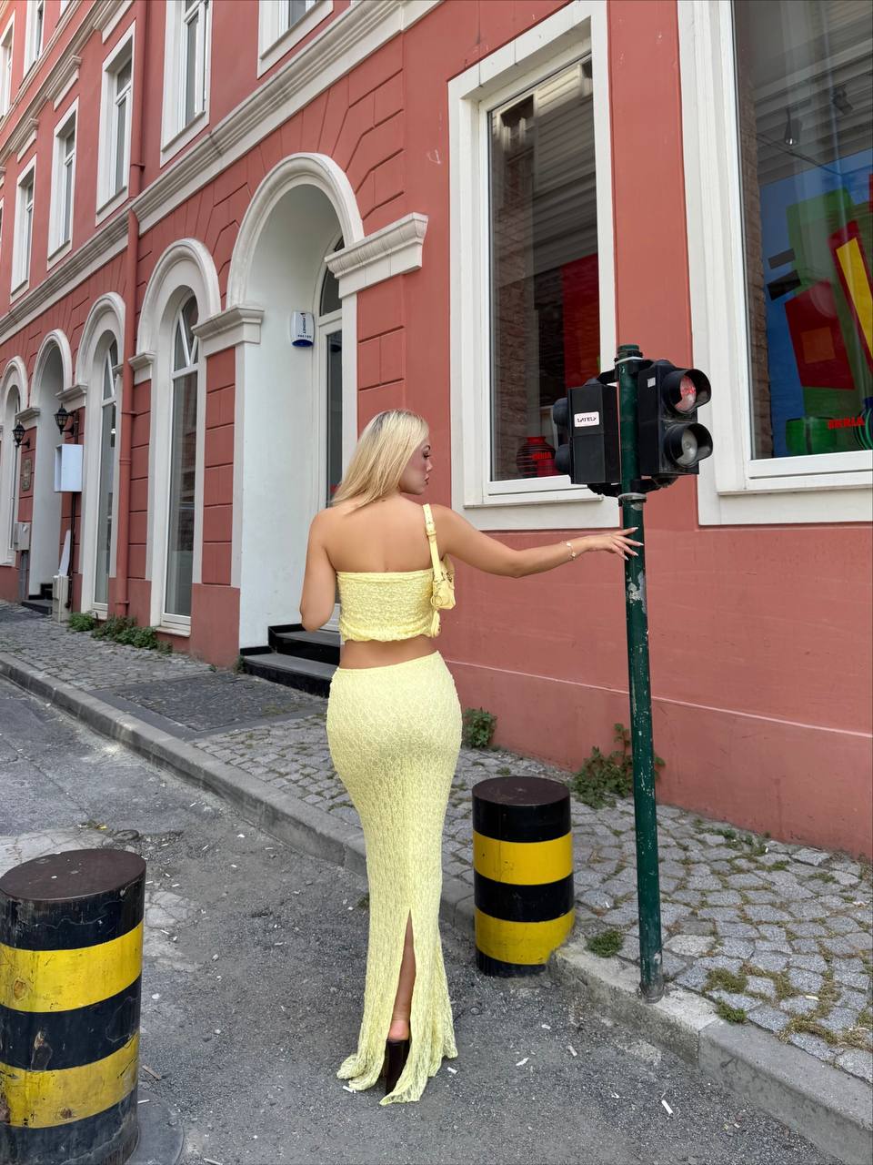 Saffron Breeze Tiered Maxi Boho Romance - 1226