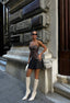 The Wild Elegance Leopard Mini Dress - 1040