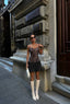 The Wild Elegance Leopard Mini Dress - 1040
