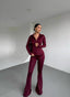 The Luxe Zip-Up Two-Piece Set – 1038