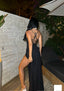 The Vivienne Spaghetti Strap Gown Maxi Dress- 1015