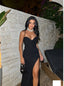 The Vivienne Spaghetti Strap Gown Maxi Dress- 1015