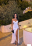 The Vivienne Spaghetti Strap Gown Maxi Dress- 1015