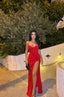 The Vivienne Spaghetti Strap Gown Maxi Dress- 1015