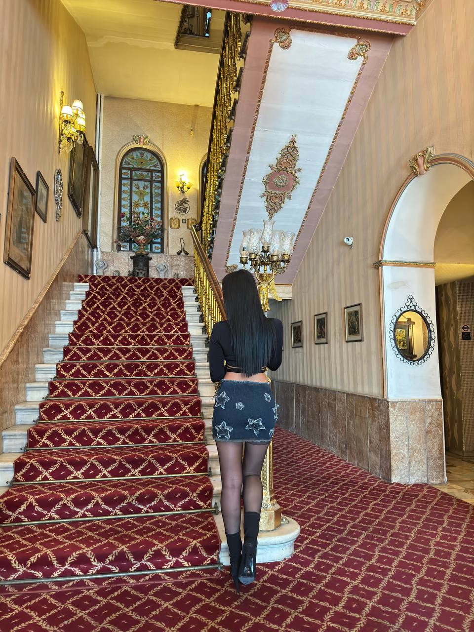 Starry Denim Mini Skirt - 1028