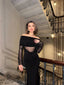 The Seraphina Off-Shoulder Gown Maxi Dress- 1012