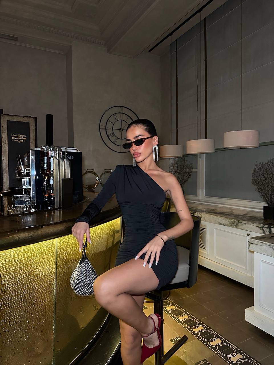 The Ruby One-Shoulder Mini Dress - 1014