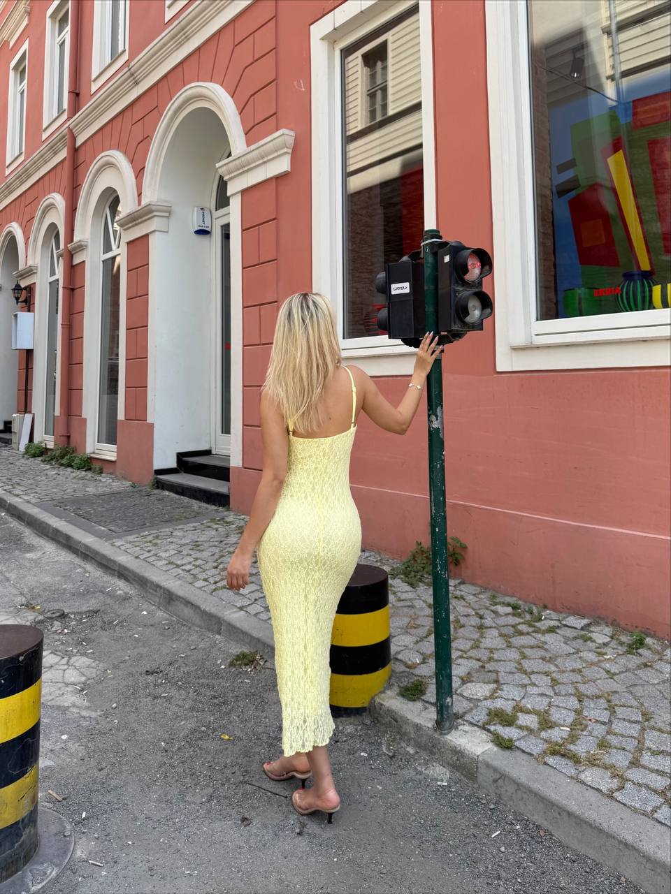 The Coastal Glow Crinkle Midi Dress - 1224