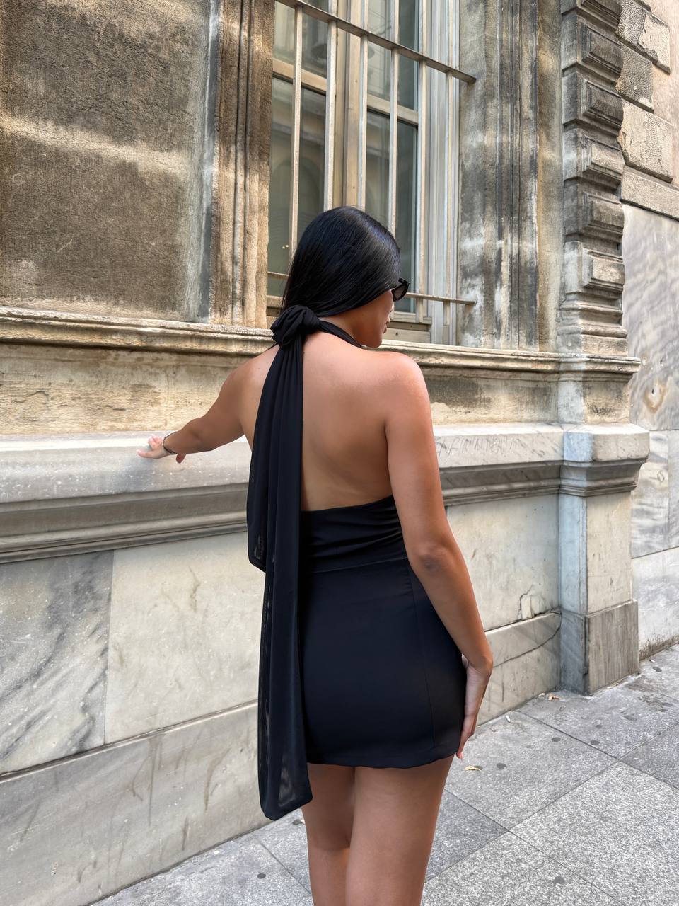 The Soleil Two-Piece Halter Mini Set – 1236