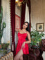 The Satin Charm Mini Dress - 1029