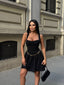 The Valencia Sweetheart Mini Dress Coastal Muse - 1203