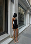 The Glam Sequin One-Shoulder Mini Dress – 1047