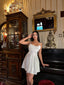The Satin Charm Mini Dress - 1029